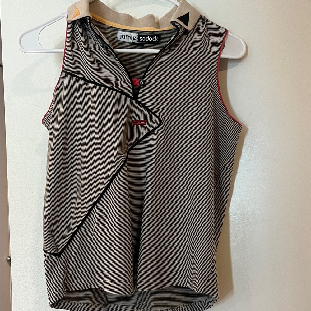 Jamie Sadock Black and White Tank Top